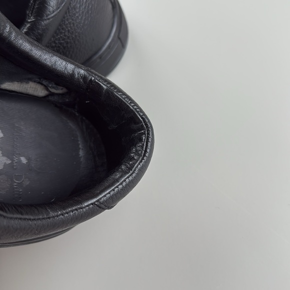 Men’s Black Leather Sneakers Massimo Dutti, Size EU 43 (US 10) - Picture 10 of 12